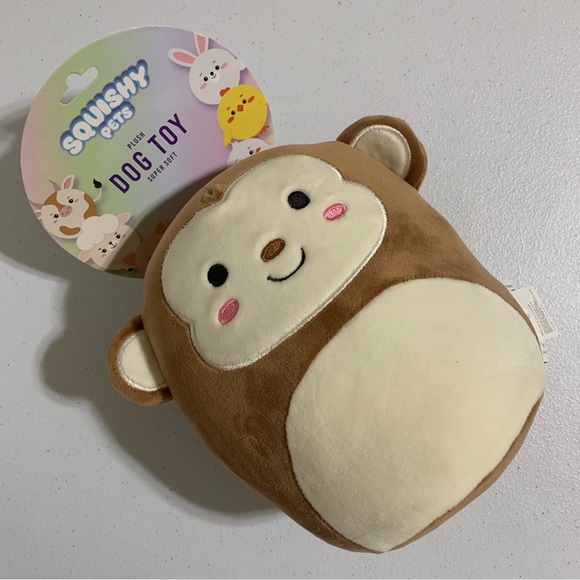 Squishy Pets Plush Monkey Dog Toy-NWT - Picture 3 of 5